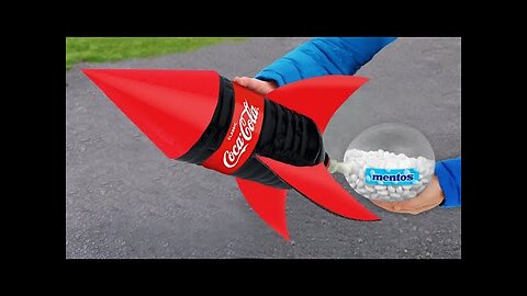 Experiment: Coca-Cola XXL Rocket VS Mentos