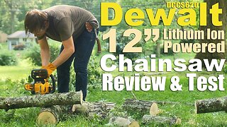 DEWALT® 20V MAX XR 12" Chain Saw DCCS620 Review and Test