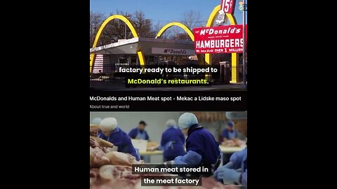 McDonalds and the Jews - HUMAN MEAT IN THE FASTFOOD