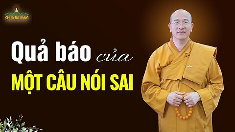 500 kiếp làm chồn chỉ vì một câu nói sai Thầy Thích Trúc Thái Minh