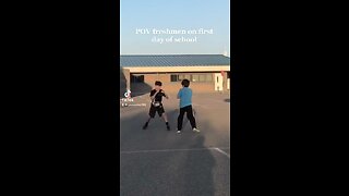 12 year old kickboxer drop kicks bully