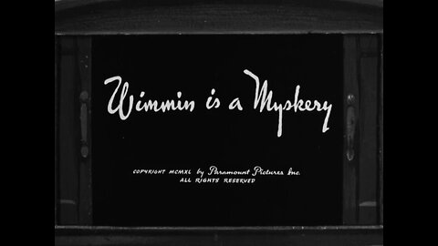 Popeye The Sailor - Wimmin Is A Myskery (1940)