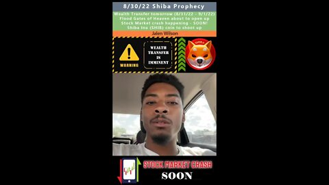 Shiba Inu (SHIB) Wealth Transfer Imminent prophetic word - Jalen Wilson 8/30/22