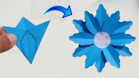 DIY Easy Flower Making With Paper / Very Easy Paper Craft Ideas