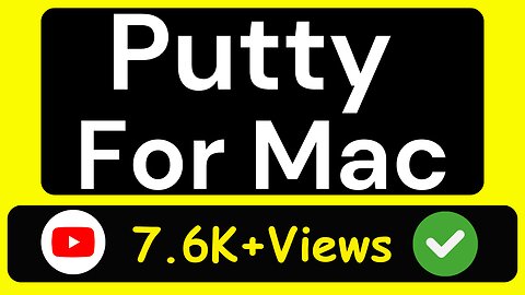 Putty For Mac | Install Putty On Mac | How To Install Putty On Mac | Putty On mac | Imran Chaush