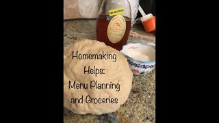 Homemaking Helps: Menu Planning and Grocery Shopping