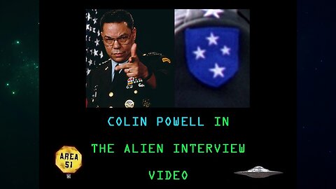Colin Powell In The Alien Interview Video (Extended Version)