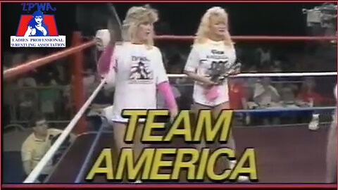 LPWA Championship: 'Team America' Misty Blue Simms & Heidi Lee Morgan. The Super Ladies Of Wrestling