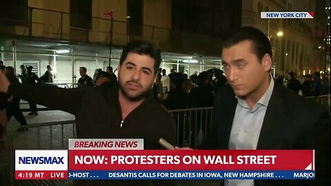 Protests erupt on Wall Street