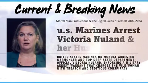 BQQM - u.s. Marines Arrest Victoria Nuland and her Husband