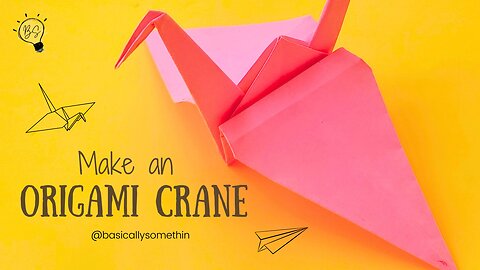Easy Origami Crane Tutorial | Step-by-Step Folding Guide for Beginners