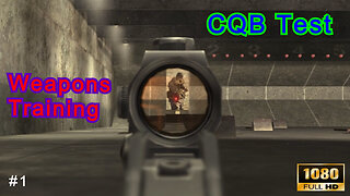 Weapons training and CQB test | Call of Duty 4: Modern Warfare | Timelapse (Walkthrough) | (1080p60)
