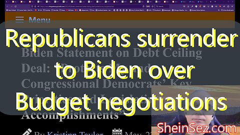 Republicans surrender to Biden over debt ceiling & more 182