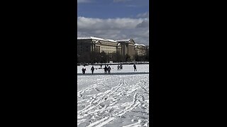 Ultimate Frisbee on the National Mall