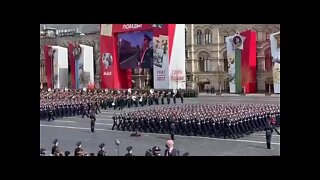 The Victory parade in Moscow, Red Square