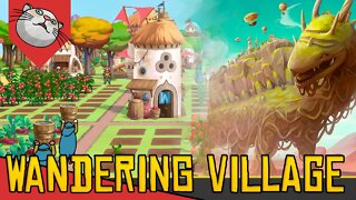 Construa o VILAREJO nas Costas de um DRAGÃO GIGANTE - The Wandering Village [Gameplay PT-BR]
