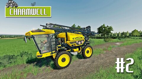 FS19 | ESTRENANDO EL PULVERIZADOR Y LA LEXION |CONTRATOS en CHARWELL #2| Farming Simulator