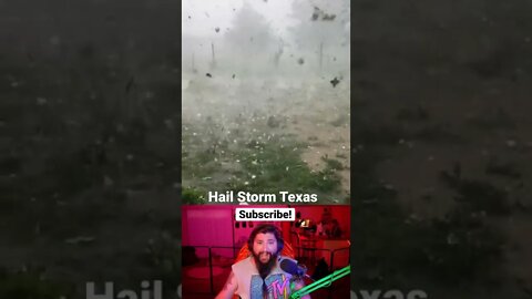 Massive Hail Storm in Texas
