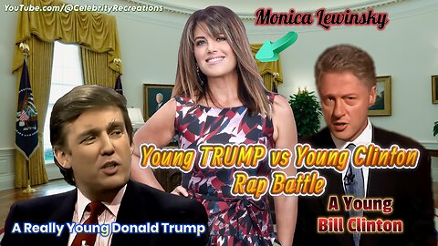 Young Trump vs Young Clinton Rap Battle - Clinton's $850K Payment To Paula Jones!