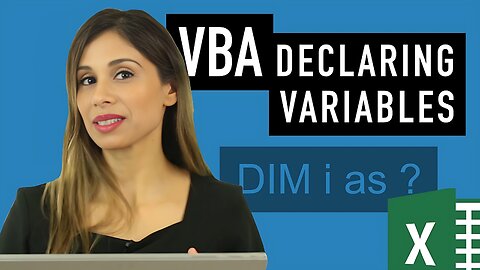 Excel VBA basics: Data types, DIM & SET (Learn to use them correctly)