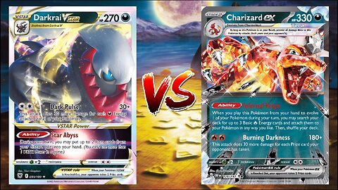 Pokemon TCG Live Darkrai VSTAR Turbo VS Charizard EX Arceus VSTAR!!