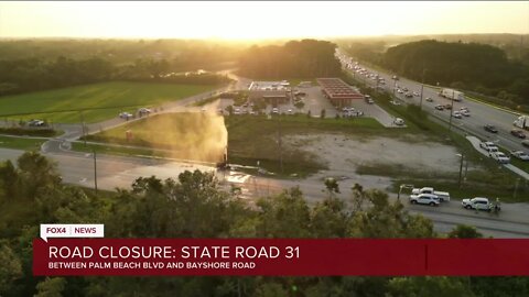 Traffic Alert SR 31 closed for gas leak