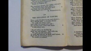 The Education of Nature - W. Wordsworth