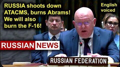 Russia shoots down ATACMS, burns Leopards and Abrams. We will also burn the F-16! Ukraine