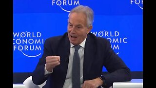 Tony Blair DAVOS WEF war criminal