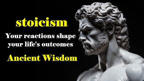 stoicism - Your reactions shape your life's outcomes. #stoic #AncientWisdom301