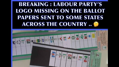 Labour party logo missing on some ballot papers