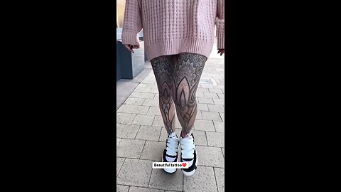 Legs tattoo