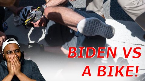 Creepy Joe Biden Uses Little Girl To Save Face After Falling Off Bike And Embarrassing Himself