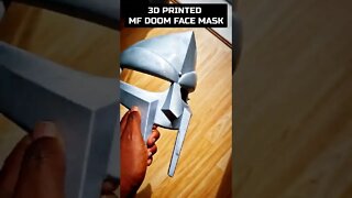 3D Printed MFDoom Face Mask #shorts #mfdoom