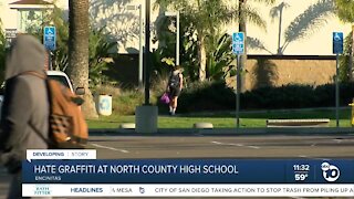 Hate graffiti found at North County high school