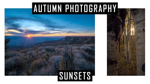 Spectacular Autumn Sunset Photography | Lumix G9 Landscape Photography