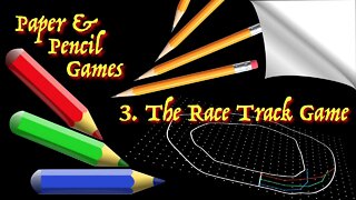 The Race Track Game - a Paper & Pencil strategy game for 2-4 players (Pen and Paper)