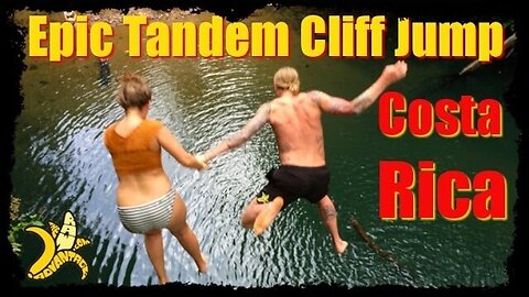 Epic Tandem Cliff Jump, Diamonte, Costa Rica