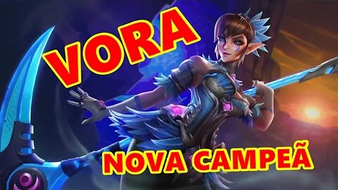 VORA — GAMEPLAY DA NOVA CAMPEÃ DO PALADINS — PTS