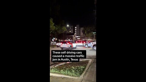 Chuck Callesto PROBLEM： Self driving cars cause MASSIVE TRAFFIC JAM in Austin, Texas