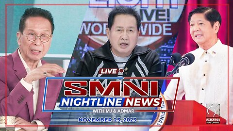 LIVE: SMNI Nightline News with Admar Vilando and Jade Calabroso | November 23, 2023