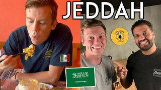 Eating SAUDI FOOD in JEDDAH & Going on THE MO SHOW! Saudi Travel Vlog جدة في السعودية
