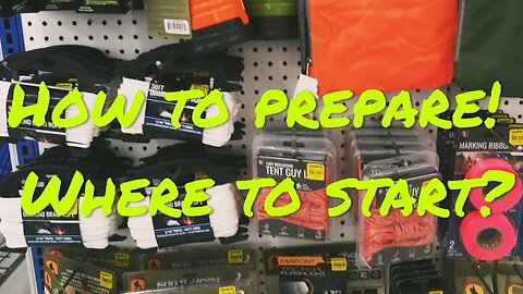 How Can I Be Prepared? Don't Stress, Just Start!