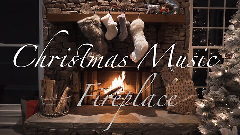Christmas Music Fireplace - Joh Scott Evans - Guitar Music