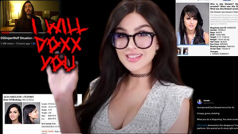 Sssniperwolf is now DOXXING PEOPLE!!!!