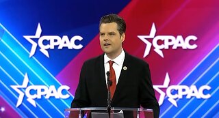 MATT GAETZ TODAY AT CPAC HERES A CLIP FROM HIS SPEECH 2/23/24