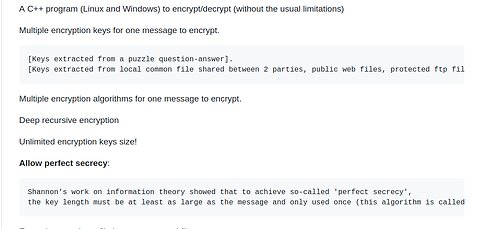 Perfect secrecy in v0.3 - C++ building a robust encryption tool