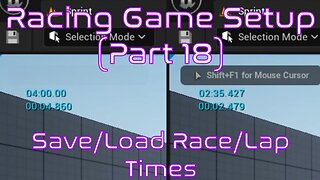 Setup Save and Load functions for Best Race/Lap times