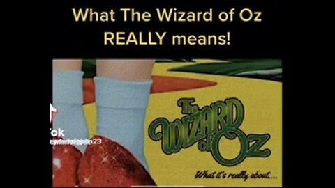 What The Wizard of Oz Really means