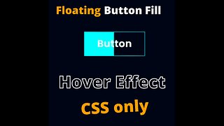 Floating Button Fill CSS hover effect | Button Hover Effect | css only | css animations | #shorts